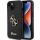 GUESS tok IPHONE 15-höz GUHCP15SHG4SGK (Fixed Glitter Big 4G) fekete