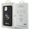 GUESS tok IPHONE 15-höz GUHCP15SHG4SGK (Fixed Glitter Big 4G) fekete