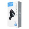 Autós töltő USB A + 2 x Type C PD QC3.0 3A 138W CC53-2C1A fekete