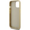 GUESS tok iPhone 15-höz GUHCP15SHG4SGD (Fixed Glitter Big 4G) arany