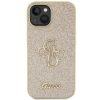 GUESS tok iPhone 15-höz GUHCP15SHG4SGD (Fixed Glitter Big 4G) arany