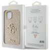 GUESS tok iPhone 15-höz GUHCP15SHG4SGD (Fixed Glitter Big 4G) arany