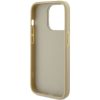 GUESS tok iPHONE 15 Pro számára GUHCP15LHG4SGD (Fixed Glitter Big 4G) arany