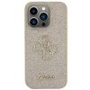 GUESS tok iPHONE 15 Pro számára GUHCP15LHG4SGD (Fixed Glitter Big 4G) arany
