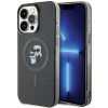 KARL LAGERFELD tok az IPHONE 15 Pro Max-hoz KLHMP15XHGKCNOK (Csillogó + Mágneses) fekete