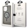 KARL LAGERFELD tok az IPHONE 15 Pro Max-hoz KLHMP15XHGKCNOK (Csillogó + Mágneses) fekete