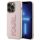 KARL LAGERFELD tok az IPHONE 15 Pro Max-hoz KLHCP15X3DMBKCP (3D Logo Csillogás) rózsaszín