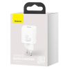 BASEUS Töltő Type C PD QC3.0 3A 30W CCSUP-J02/CCCJG30CE fehér