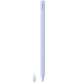  BASEUS aktív univerzális kapacitív toll vezeték nélküli töltéssel, kompatibilis iPad-del 125 mAh Stylus íráshoz 2 P80015802213-02/BS-PS025 fehér