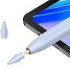 BASEUS aktív univerzális kapacitív toll vezeték nélküli töltéssel, kompatibilis iPad-del 125 mAh Stylus íráshoz 2 P80015802213-02/BS-PS025 fehér