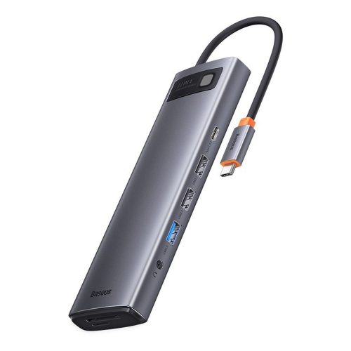 BASEUStöltőHUB 12in1 Type C WKWG020213/BS-OH037 0,2 m szürke
