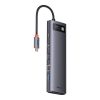 BASEUStöltőHUB 12in1 Type C WKWG020213/BS-OH037 0,2 m szürke