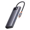 BASEUStöltőHUB 6in1 Type C WKWG030013/BS-OH040 0,15 m szürke
