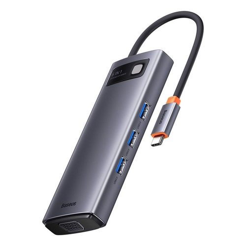 BASEUStöltőHUB 6in1 Type C WKWG030013/BS-OH040 0,15 m szürke