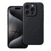 SILICONE MAG COVER tok, kompatibilis a MagSafe-fel az IPHONE 15 Pro-hoz, fekete