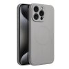 SILICONE MAG COVER tok, kompatibilis a MagSafe-dal az IPHONE 15 Pro Max számára, szürke titán