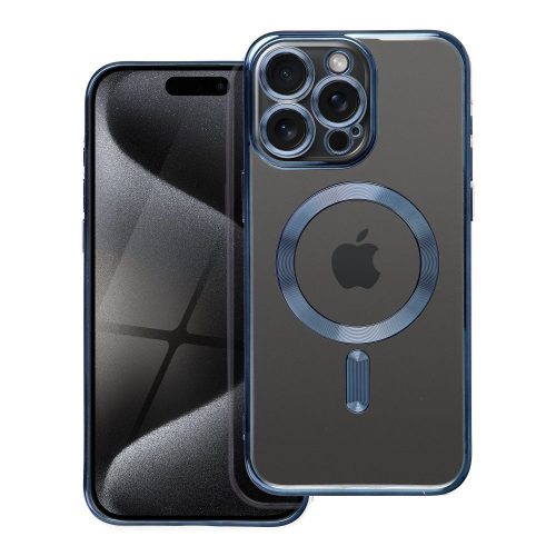ELECTRO MAG COVER tok, kompatibilis a MagSafe-dal az IPHONE 15 Pro Maxhoz, kék titán
