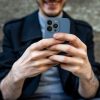 SILICONE MAG COVER tok, kompatibilis a MagSafe-fel az IPHONE 15 Pro kék színben