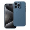 SILICONE MAG COVER tok kompatibilis a MagSafe-fel az IPHONE 15 Pro Max kék színben