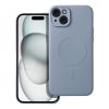 SILICONE MAG COVER tok kompatibilis a MagSafe-dal az IPHONE 15 Plus-hoz világoskék színben