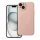SILICONE MAG COVER tok, kompatibilis a MagSafe-fel az IPHONE 15 Plus-hoz, rózsaszín