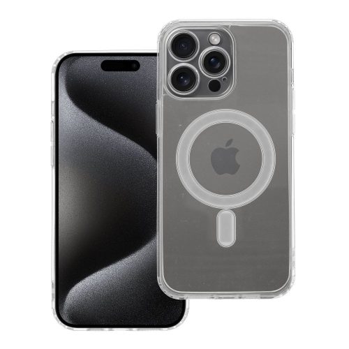 CLEAR MAG COVER tok kameravédelemmel, MagSafe-kompatibilis IPHONE 15 Pro Max készülékhez, átlátszó