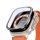 DUX DUCIS edzett üveg FLAS kerettel Apple Watch Ultra / Ultra 2 49 mm fekete számára
