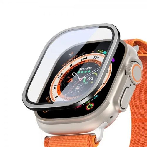 DUX DUCIS edzett üveg FLAS kerettel Apple Watch Ultra / Ultra 2 49 mm fekete számára