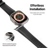 DUX DUCIS strap YS valódi bőr Apple Watch 38 / 40 / 41 mm fekete