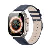 DUX DUCIS strap YS valódi bőr Apple Watch 38 / 40 / 41 mm kék