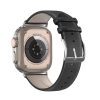 DUX DUCIS strap YS valódi bőr Apple Watch 42 / 44 / 45 / 49 mm fekete