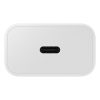 SAMSUNG epiroseti töltő Type C + kábel Type C to Type C PD 3A 25W GaN EP-T2510XWEGEU fekete bliszter