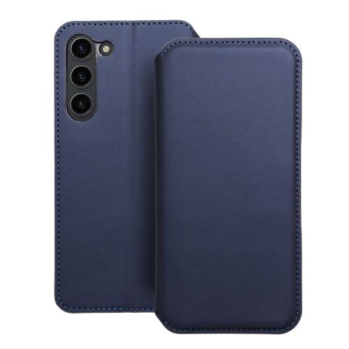 DUAL POCKET Book tok SAMSUNG S24 Plus készülékhez, sötétkék