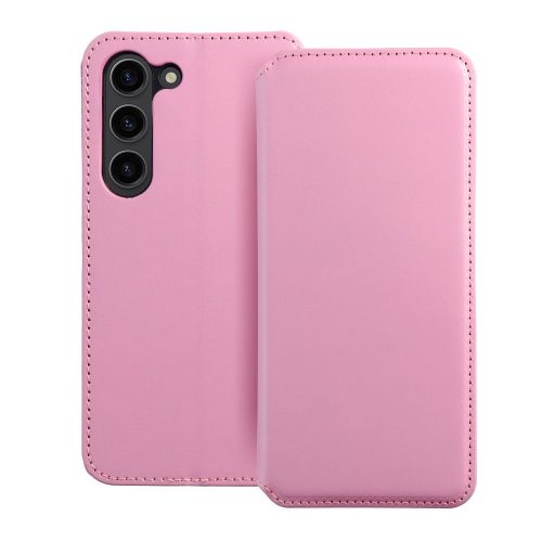 DUAL POCKET Book tok SAMSUNG S24 Plus készülékhez, világos rózsaszín