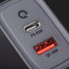 CELL F-ENERGY GaN VT-39 travel Töltő Type C + USB A PD QC4.0 4A 45W szürke
