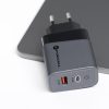 CELL F-ENERGY GaN VT-39 travel Töltő Type C + USB A PD QC4.0 4A 45W szürke