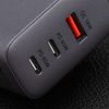 CELL F-ENERGY GaN VT-42B travel Töltő 2 x Type C + USB A PD QC4.0 4A 65W szürke