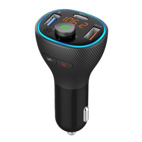   ART transmiter FM bluetooth 5.0 + USB A QC3.0 + Typ C (total 30W) FM-73 black
