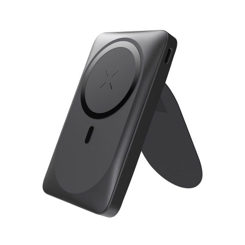 Powerbank compatible with MagSafe Forcell F-Energy MagStand F10K2 QC3.0 PD 5A 20W 10000 mAh black