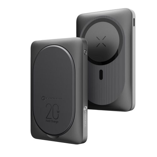 Powerbank compatible with MagSafe Forcell F-Energy MagStand F10K2 QC3.0 PD 5A 20W 10000 mAh black