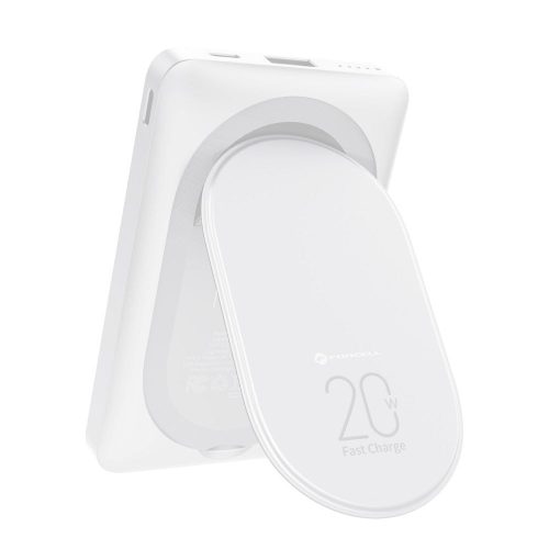 CELL F-ENERGY F10K2 MagStand powerbank kompatibilis MagSafe PD QC3.0 5A 20W 10000 mAh fehér