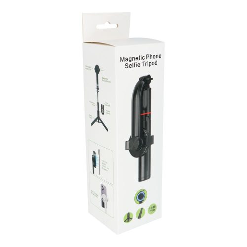 Selfie stick vezeték nélküli távirányítóval és MagSafe kompatibilis állvánnyal SSTR-C09 fehér