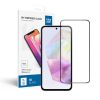 Edzett üveg kék Star - SAMSUNG A35 5G Full Face (teljes ragasztás kerettel/kis méret) - fekete
