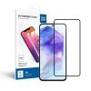 Edzett üveg kék Star - SAMSUNG A55 5G Full Face (teljes ragasztás kerettel/kis méret) - fekete Edzett üveg