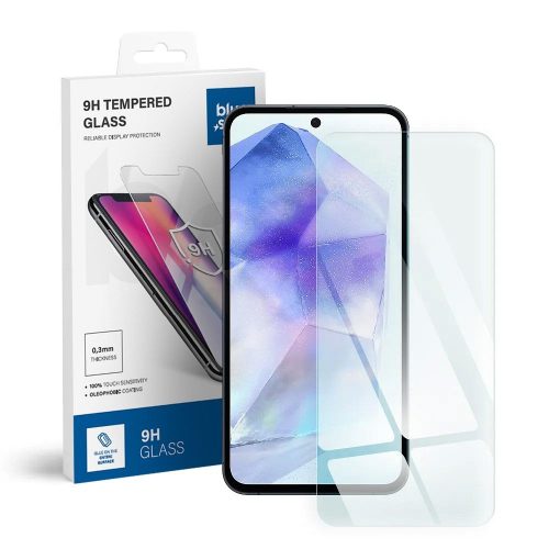 Edzett üveg kék Star - SAMSUNG Galaxy A55 5G