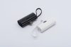 CELL F-ENERGY Power Plug F5K3 powerbank beépített Lightning csatlakozóval PD 20W 5000 mAh fehér