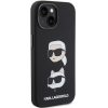 KARL LAGERFELD tok az IPHONE 15 Plus-hoz KLHCP15MSDHKCNK (Szilikon KC) fekete