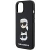 KARL LAGERFELD tok az IPHONE 15 Plus-hoz KLHCP15MSDHKCNK (Szilikon KC) fekete