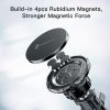 CELL F-GRIP Excelence mágneses autós tartó szélvédőre / műszerfalra / légbefúvóra fekete