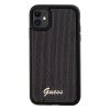 GUESS tok IPHONE 11-hez GUHCN61PSFDGSK (Sequin Script Metal) fekete